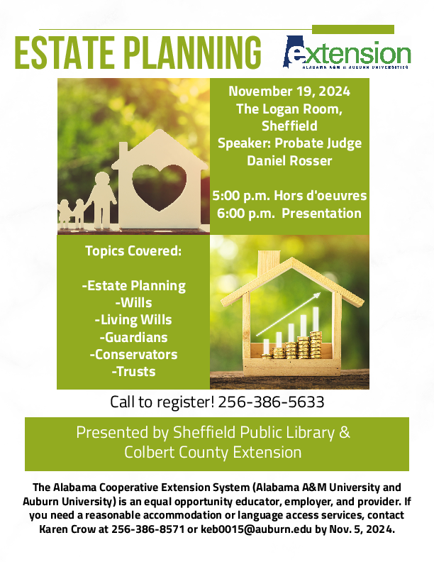 Estate Planning with Judge Daniel Rosser November 19 2024 5 p m